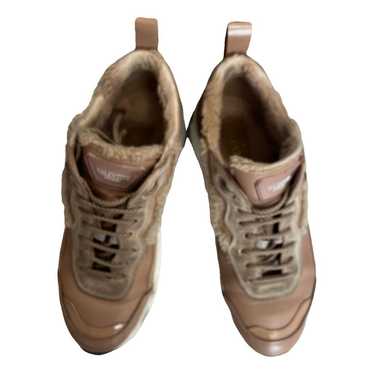 Valentino Garavani Bounce leather trainers - image 1