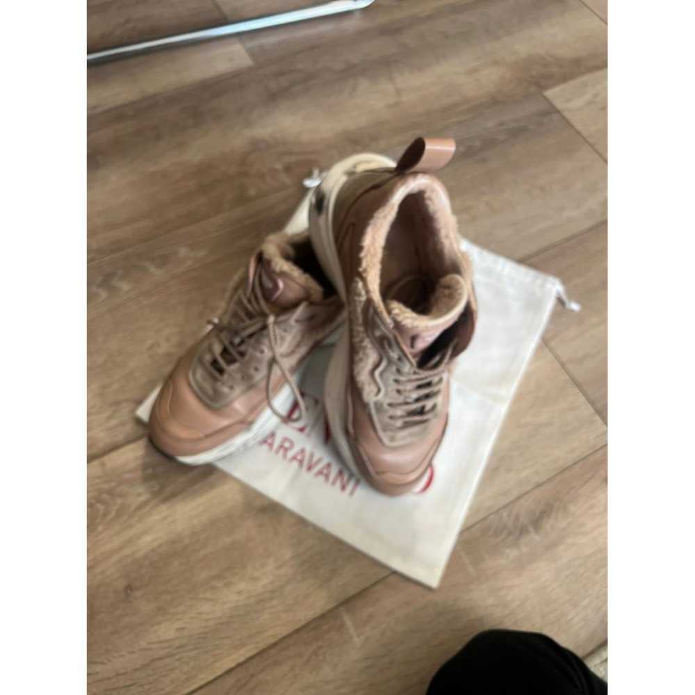 Valentino Garavani Bounce leather trainers - image 5