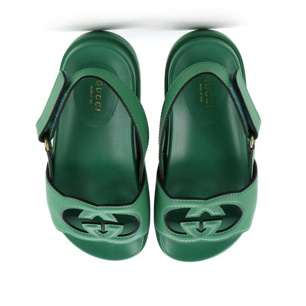 Gucci Leather sandal - image 2