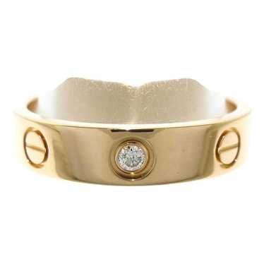 Cartier Love pink gold ring