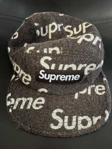 Supreme Supreme 18AW Harris Tweed Camp Cap Cap Woo