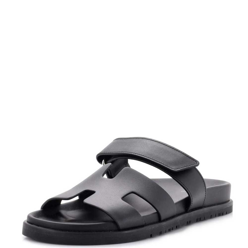 Hermès Leather sandal - image 1