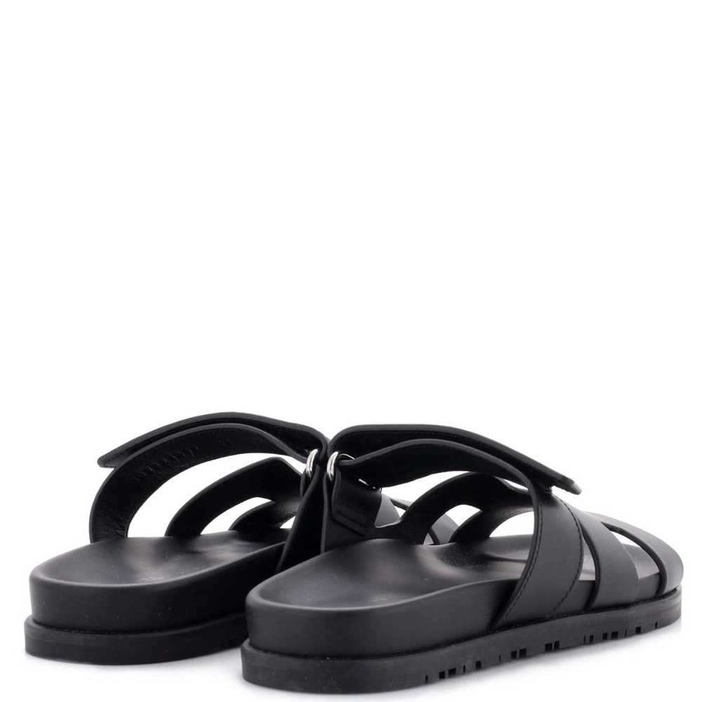 Hermès Leather sandal - image 3