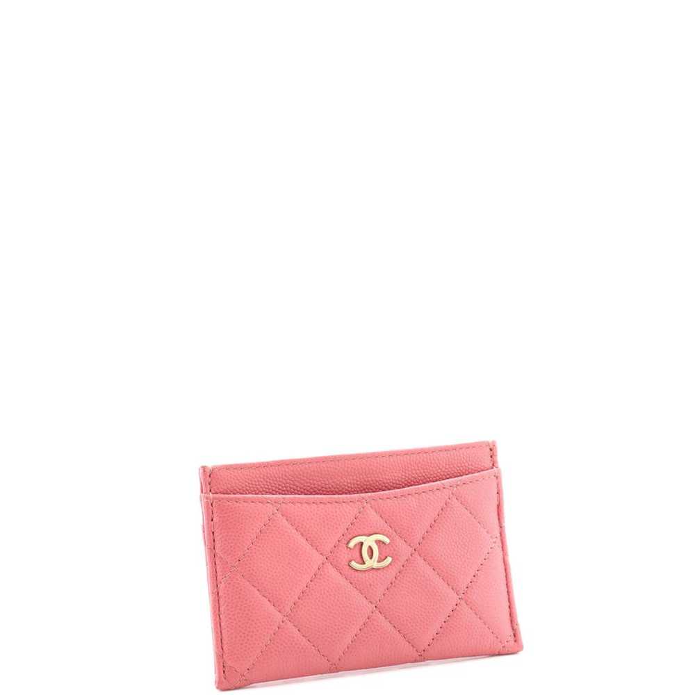 Chanel Leather card wallet - image 3