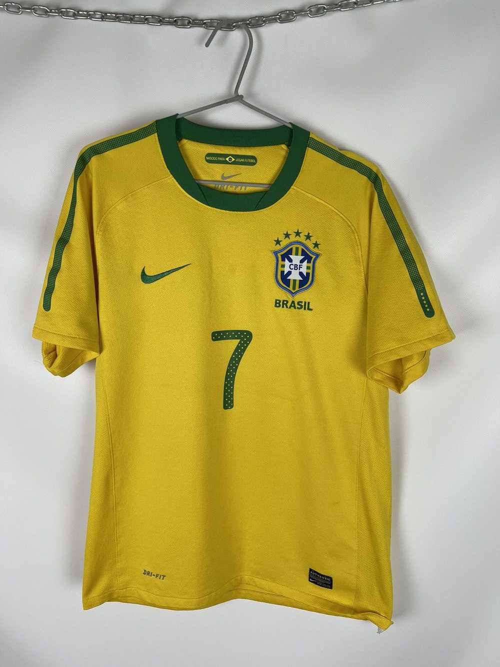 Nike × Soccer Jersey × Vintage Nike Brazil 2010 2… - image 1