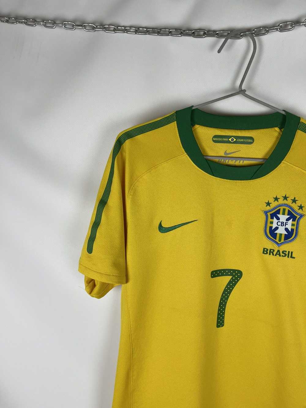 Nike × Soccer Jersey × Vintage Nike Brazil 2010 2… - image 3