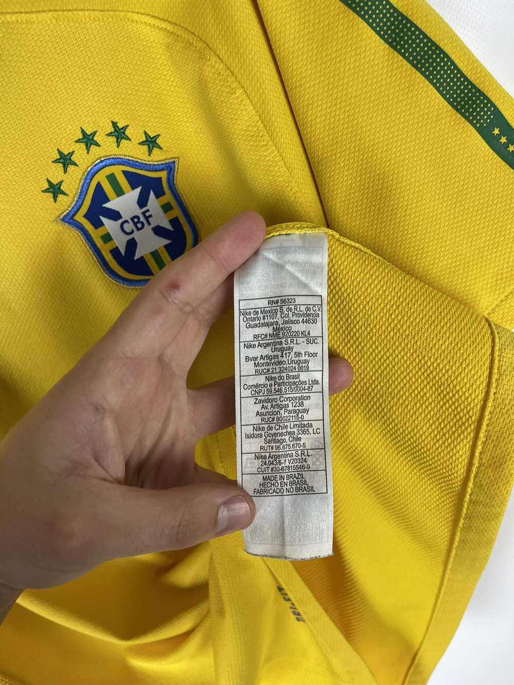 Nike × Soccer Jersey × Vintage Nike Brazil 2010 2… - image 9