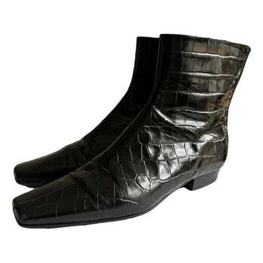 Totême Flat Boot leather western boots - image 1