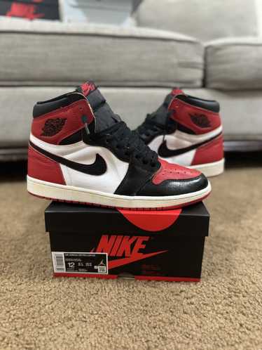 Custom × Jordan Brand × Nike Jordan 1 Bred Toe Cus