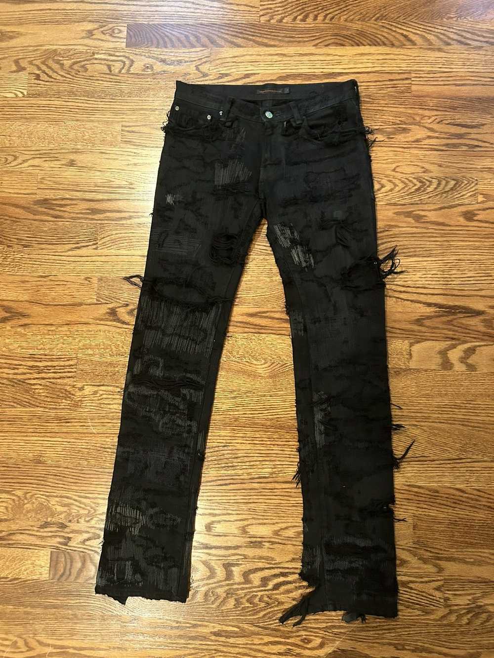 Undercover AW2005 Arts and Crafts 85 Black Denim - image 2