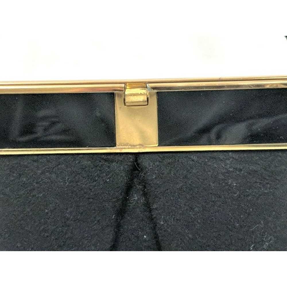 Vintage Purse Handbag Clutch 50's Black L And M B… - image 2