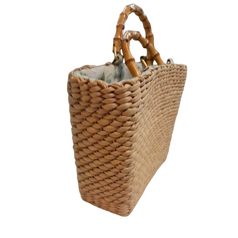 Cappelli Straw World Vintage Beach Vibe Handbag B… - image 3