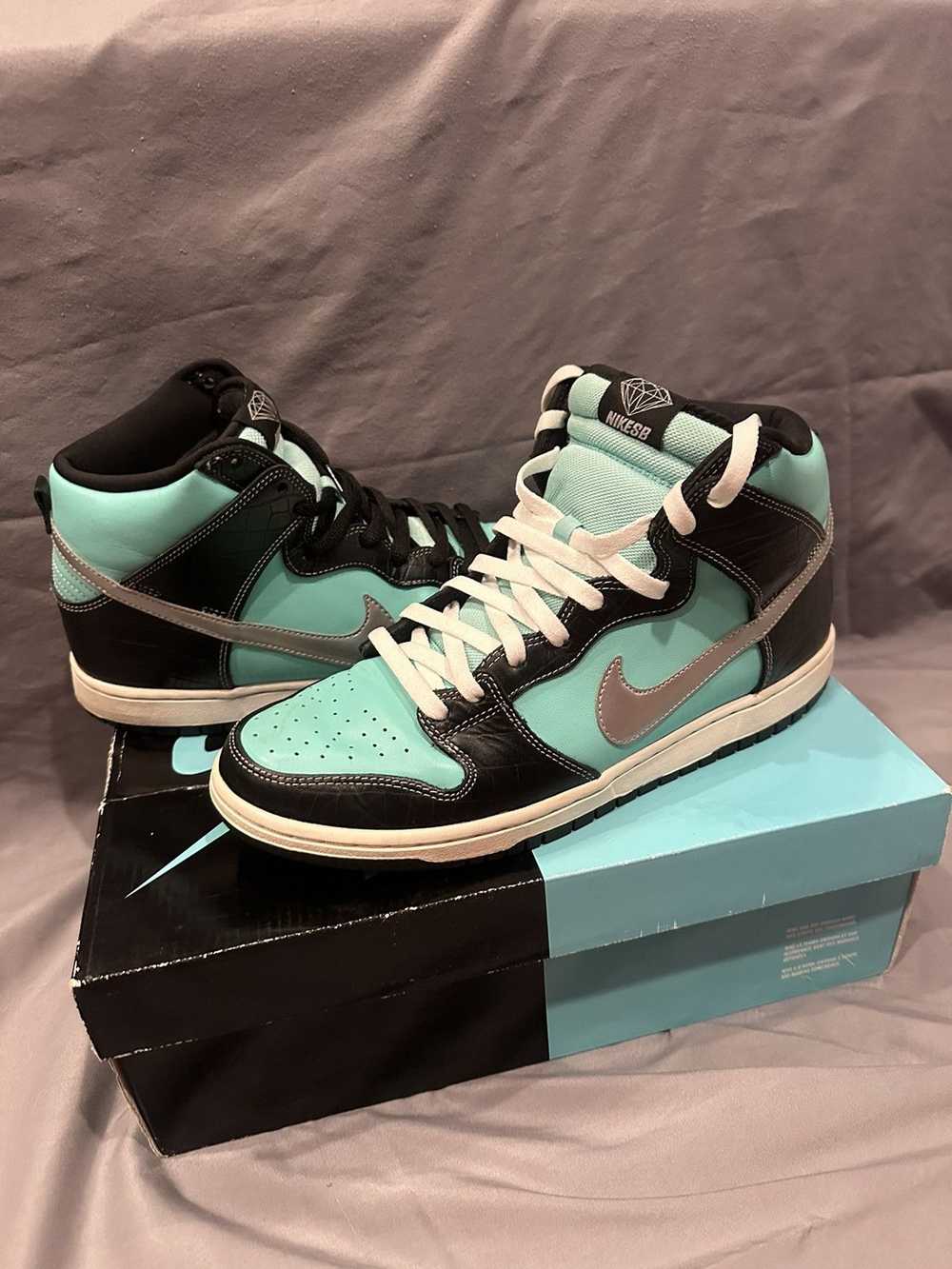 Nike × Tiffany & Co. Mike dunk high Tiffany SB - image 1