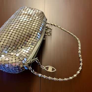 Vintage Metalic Mesh Crossover Bag