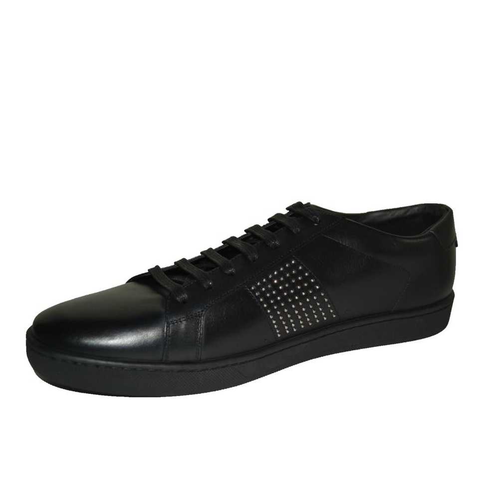 Saint Laurent Leather low trainers - image 3