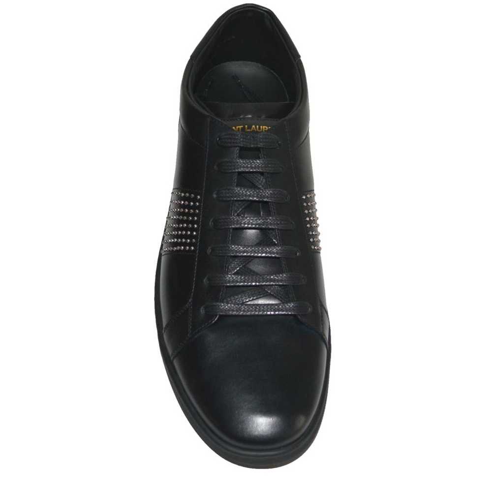 Saint Laurent Leather low trainers - image 7