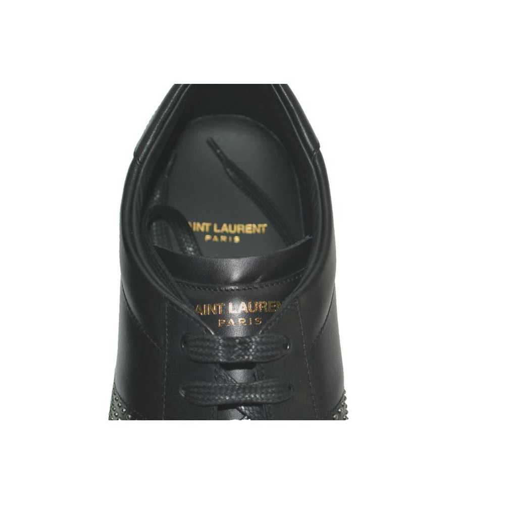 Saint Laurent Leather low trainers - image 8