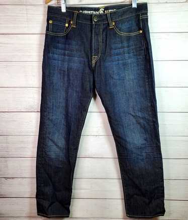 Christian Audigier デニム Christian Audigier Men's Denim Jeans Sz 36x30 Distressed