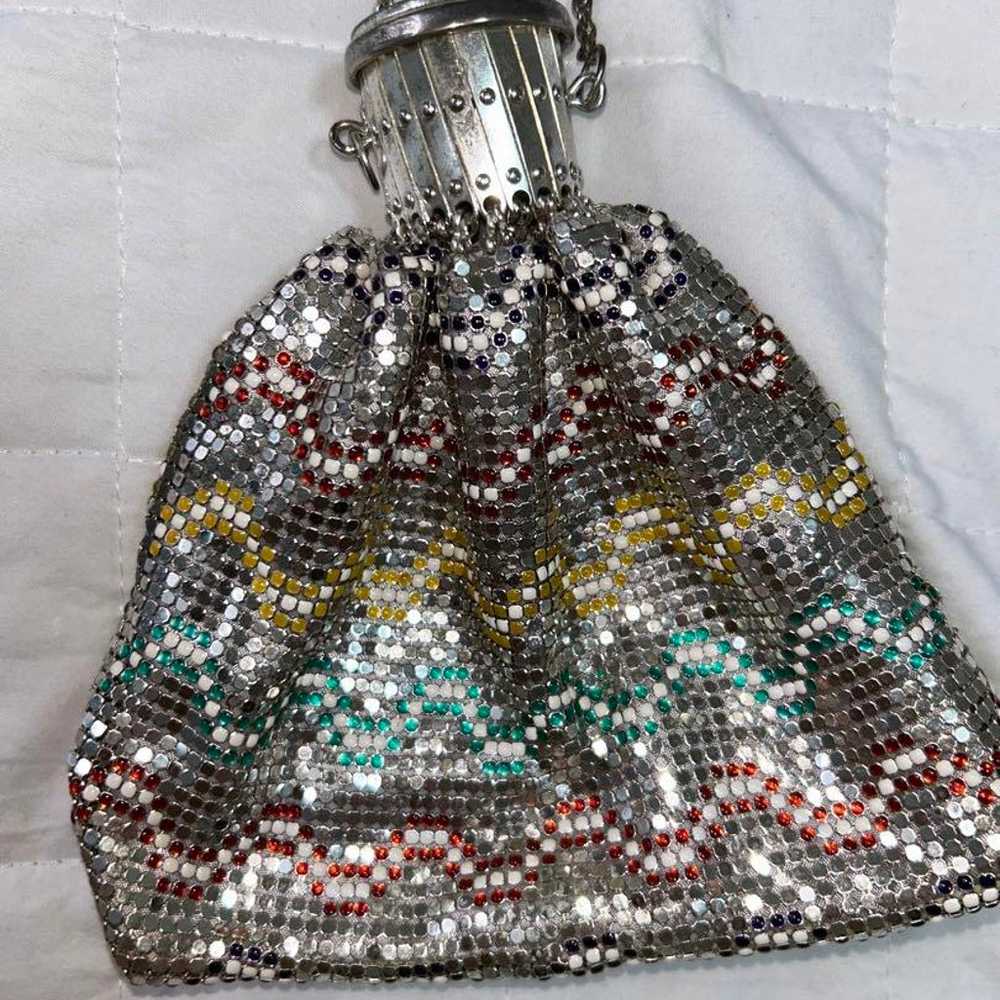 Metal Mesh Bag Vintage Party Bag - image 2