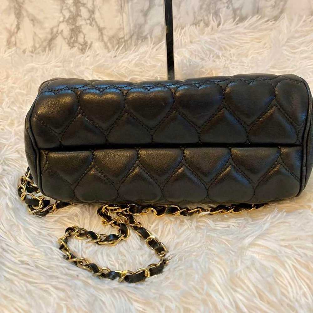 Excellent quality Moschino chain bag, quilting le… - image 10