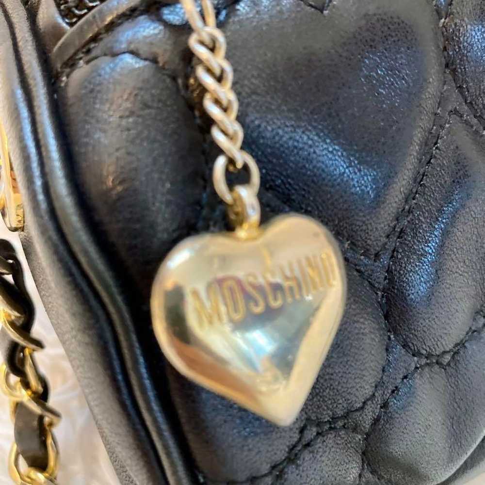 Excellent quality Moschino chain bag, quilting le… - image 4