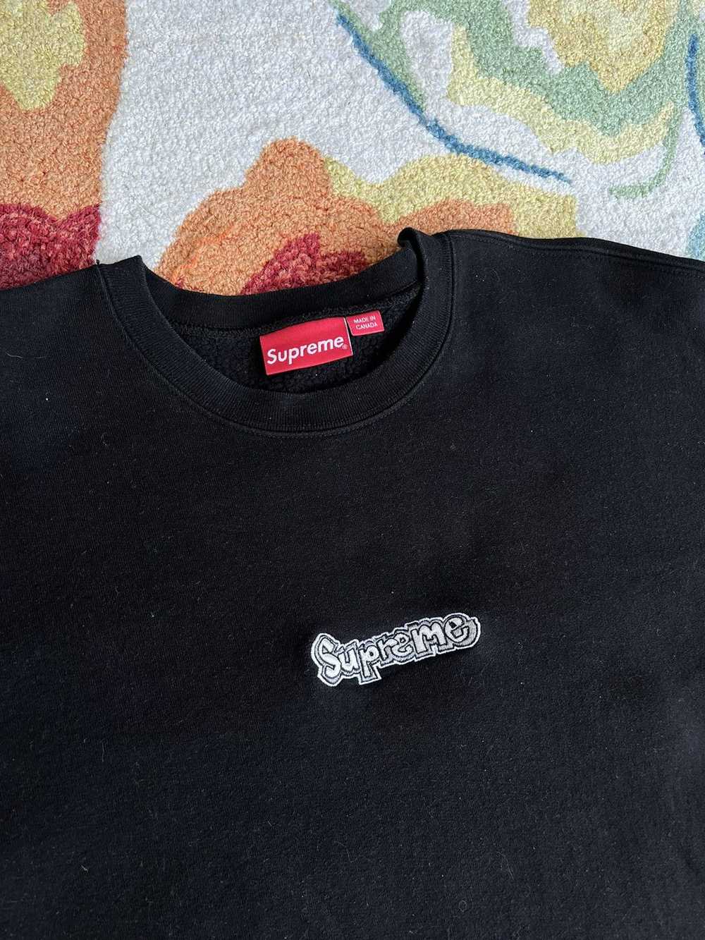 Supreme Supreme Gonz Logo Crewneck SS21 Black - image 3