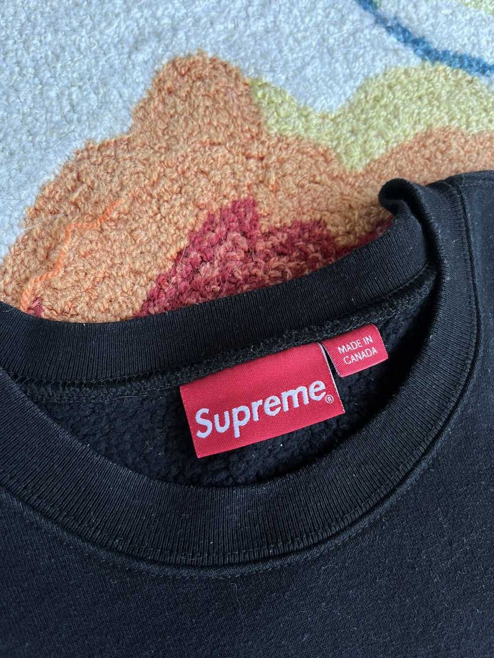 Supreme Supreme Gonz Logo Crewneck SS21 Black - image 7