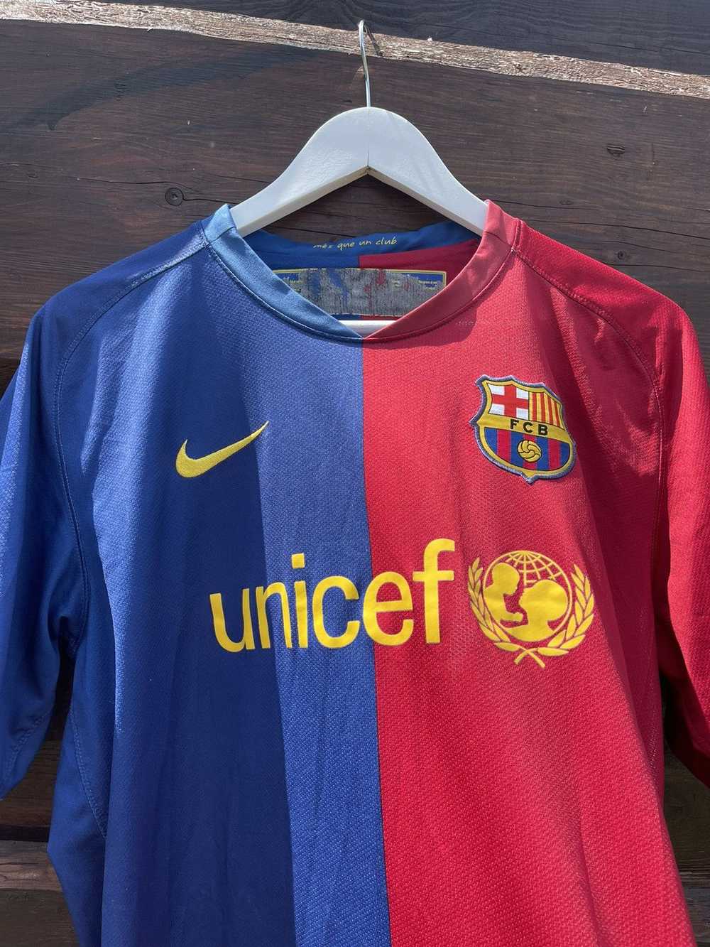 Jersey × Nike × Vintage 2009 Nike Barcelona rare … - image 5