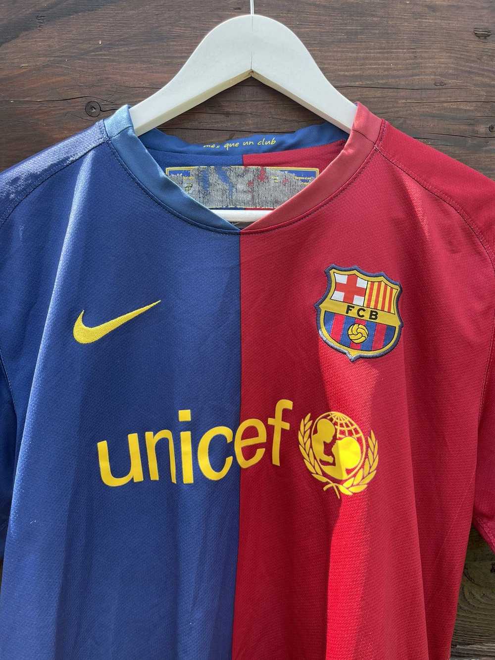 Jersey × Nike × Vintage 2009 Nike Barcelona rare … - image 6