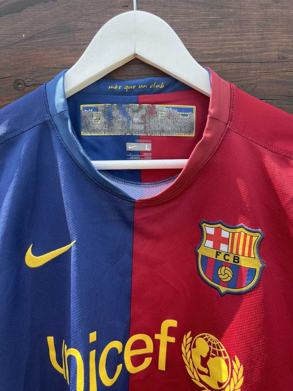 Jersey × Nike × Vintage 2009 Nike Barcelona rare … - image 9