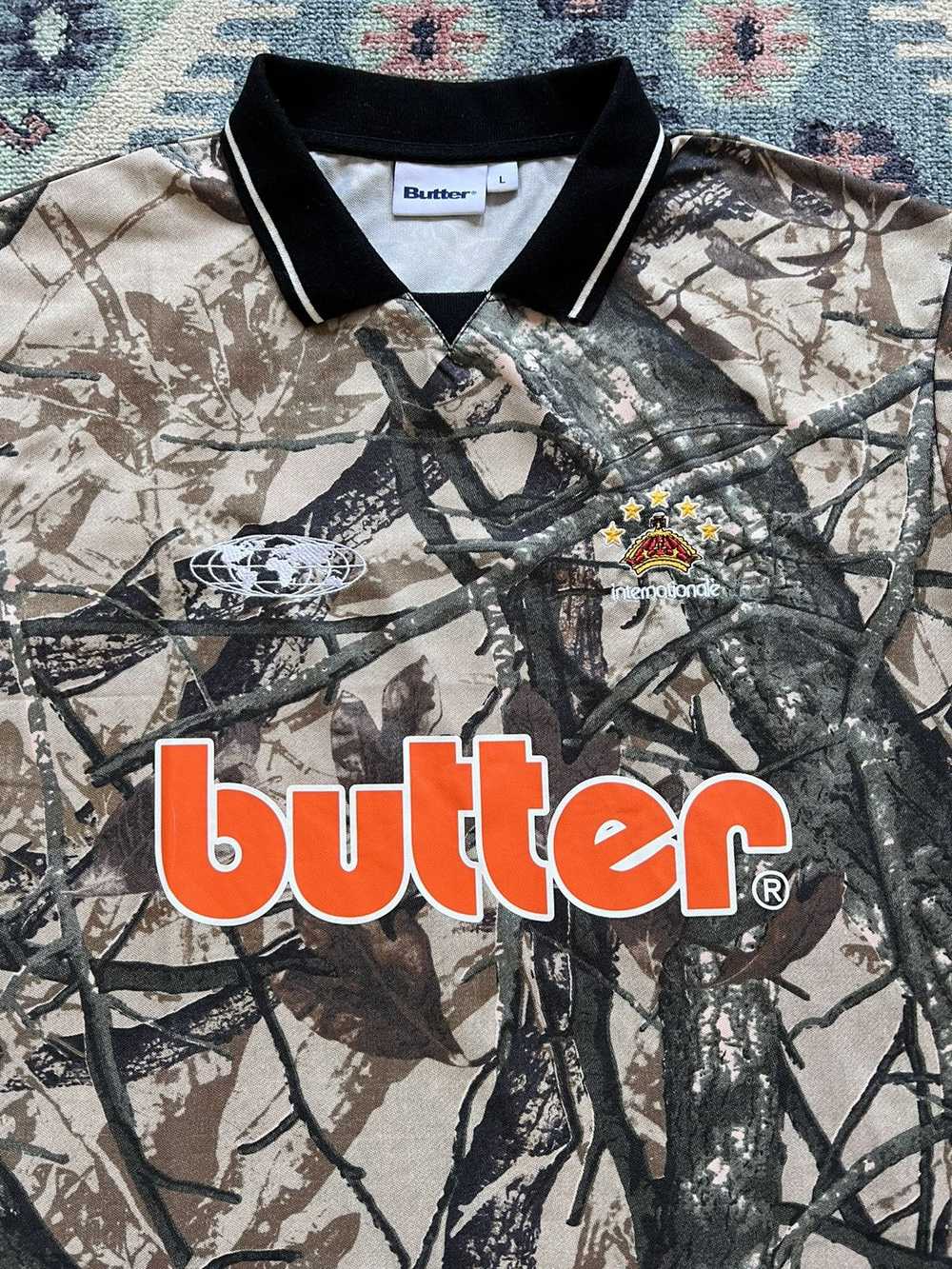 Butter Goods Butter Foliage Camo Jersey Tan - image 1