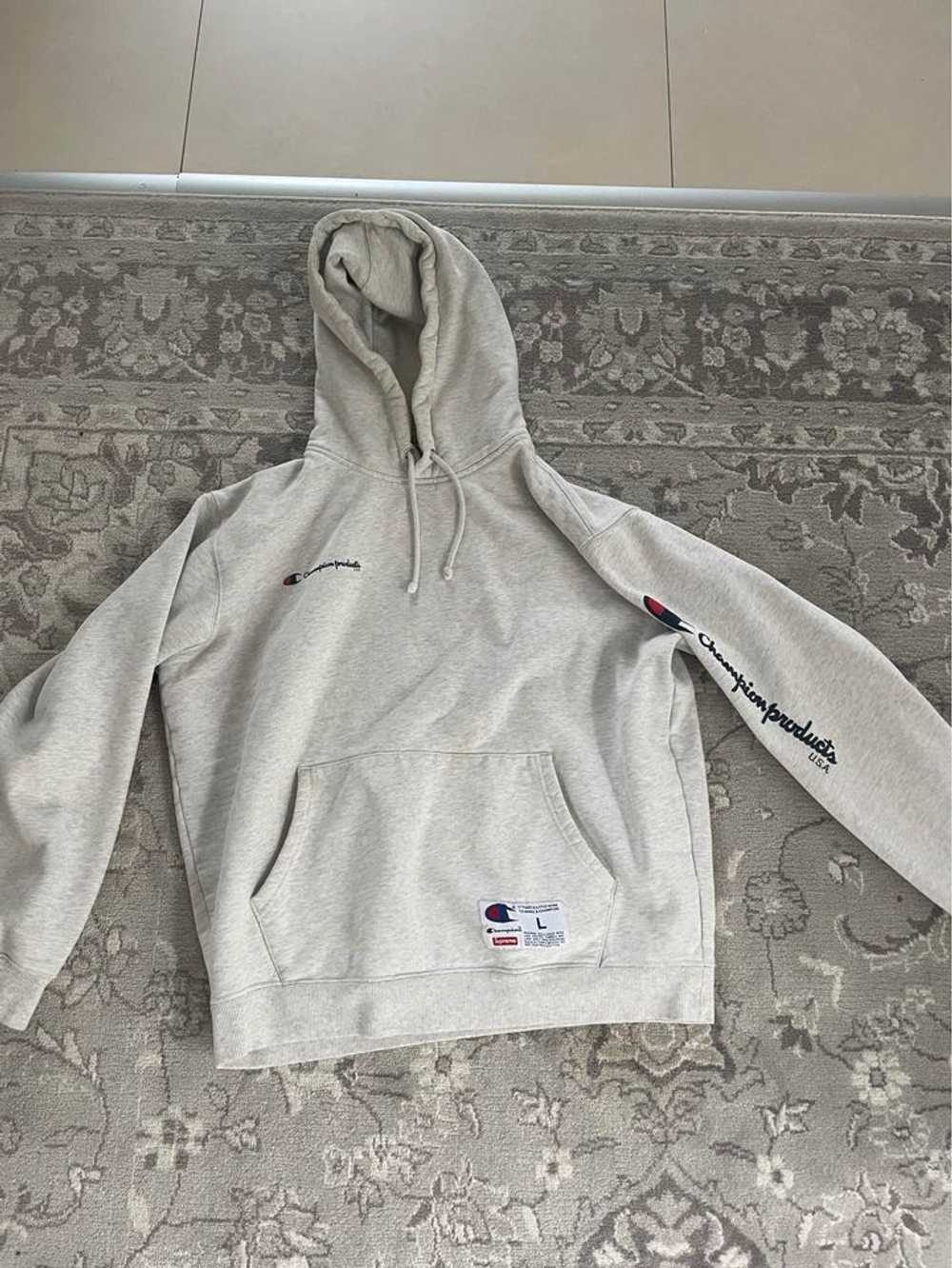 Supreme Supreme Champion Hooded Sweatshirt - image 1