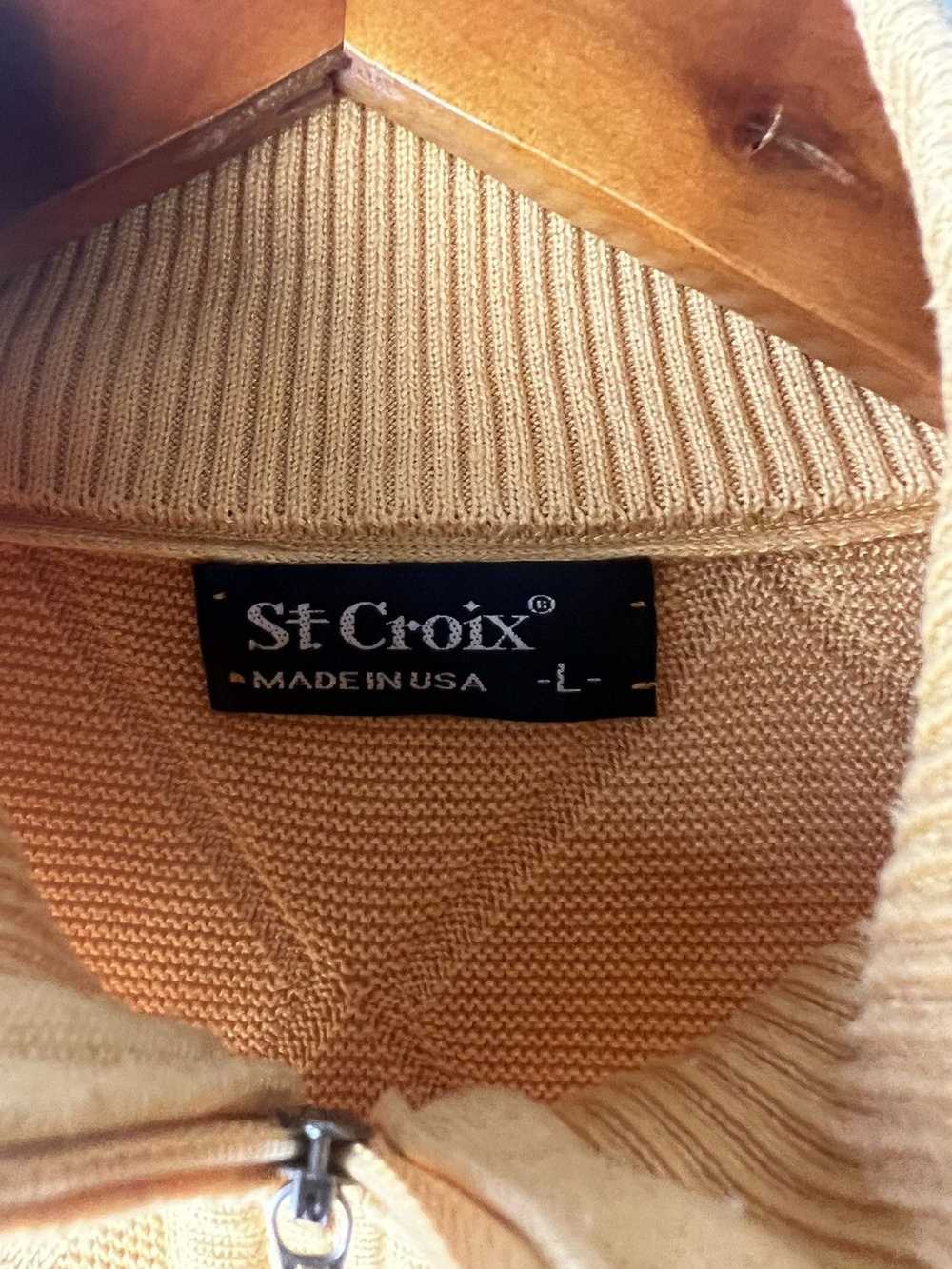 St. Croix × Vintage Vintage St Croix Quarterzip K… - image 5