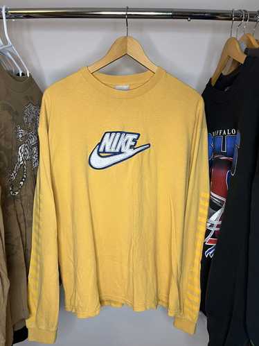 Nike × Rare × Vintage Crazy Y2K Nike Longsleeve Sh