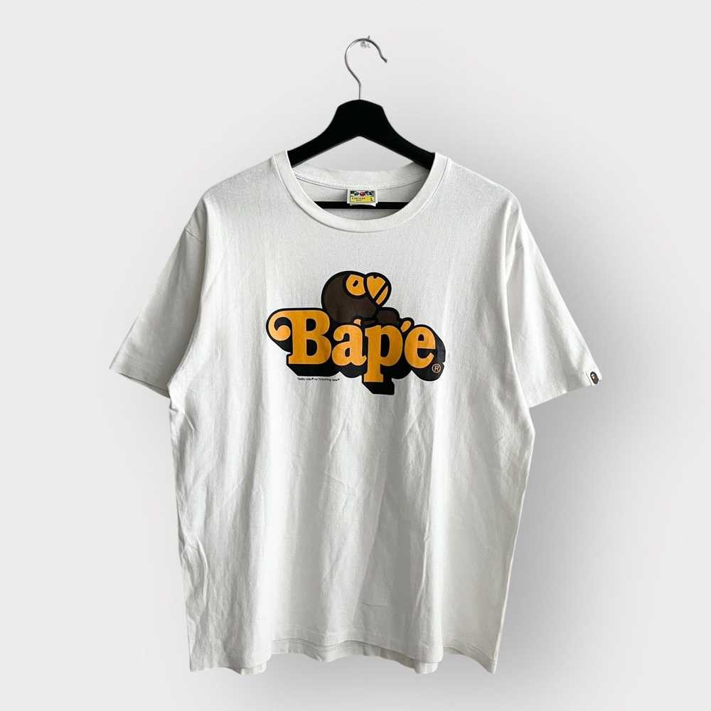 Bape STEAL! 2010s Bape OG Milo on Bape Tee (L) - image 1