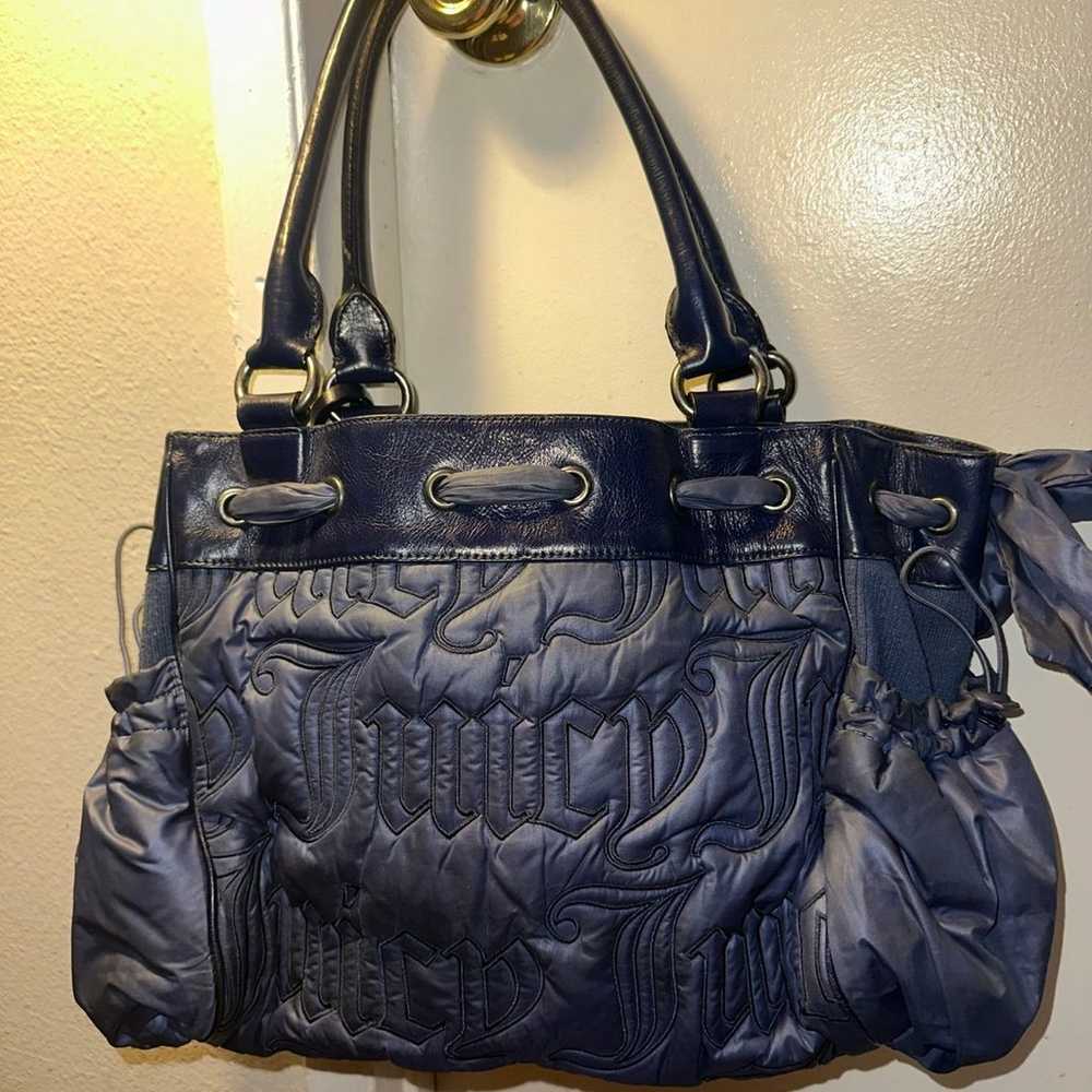 Navy blue Y2k daydreamer juicy purse - image 8