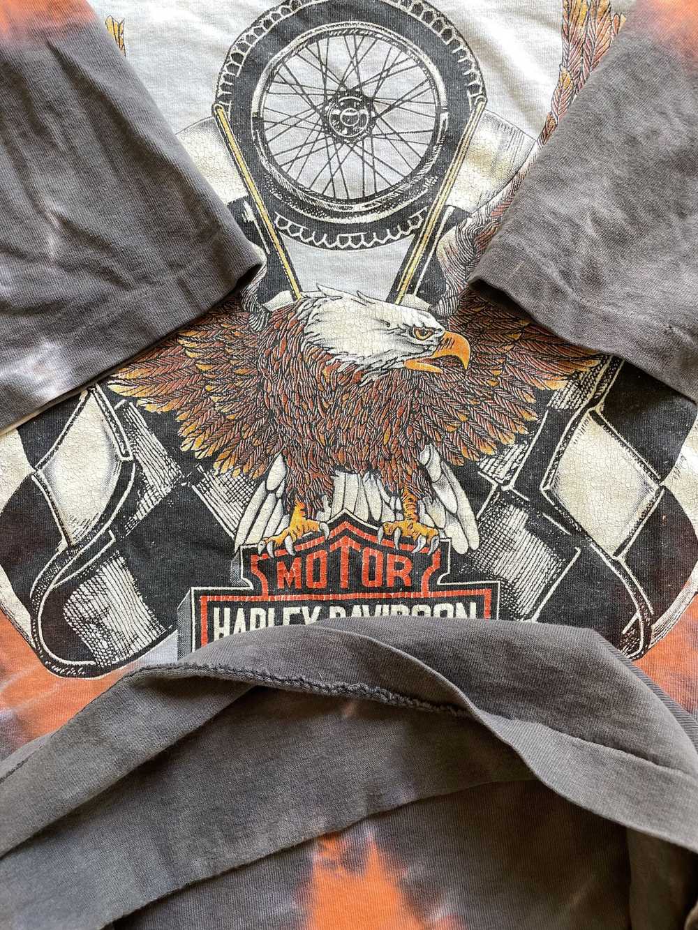 Harley Davidson × Vintage Vintage Tie Dye Harley … - image 5