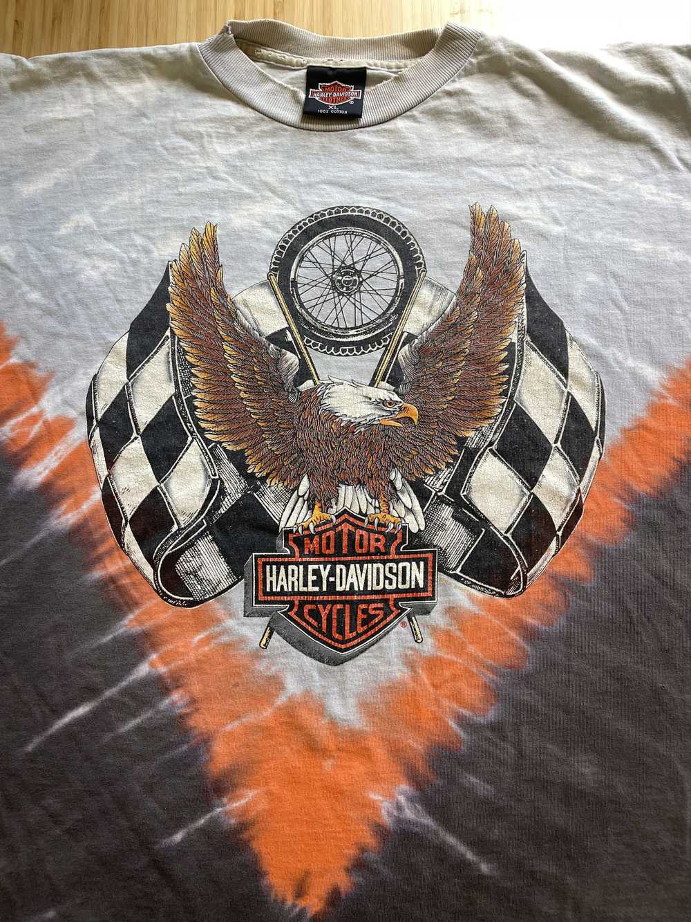 Harley Davidson × Vintage Vintage Tie Dye Harley … - image 7