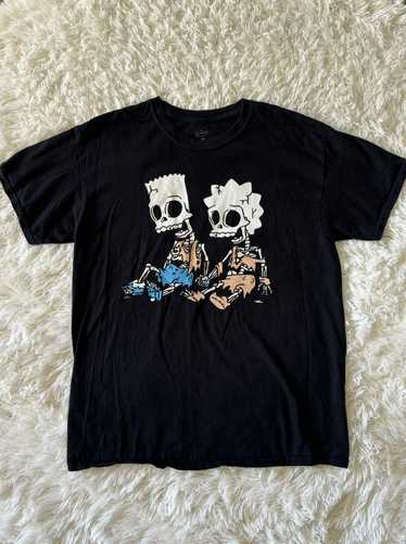 The Simpsons The Simpsons Skeleton Bart & Lisa T-S