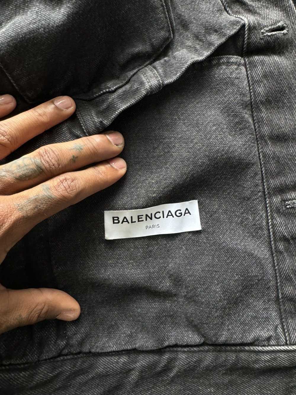 Balenciaga Black Balenciaga Swing Jacket - image 6