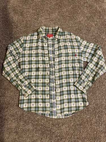 Supreme Supreme hearts plaid flannel