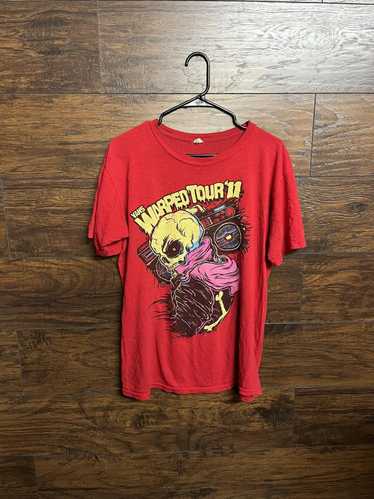 Designer Vans Warped Tour 2011 T-shirt - Skeleton 