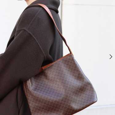 CELINE / Macadam One Shoulder Bag / Vintage Celine