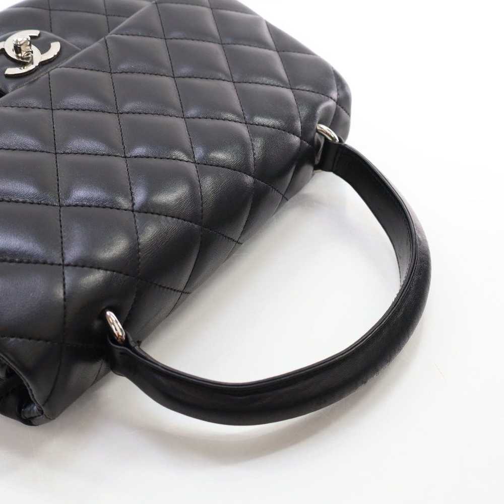 Chanel Chanel Kelly Medium Black Lambskin - image 10