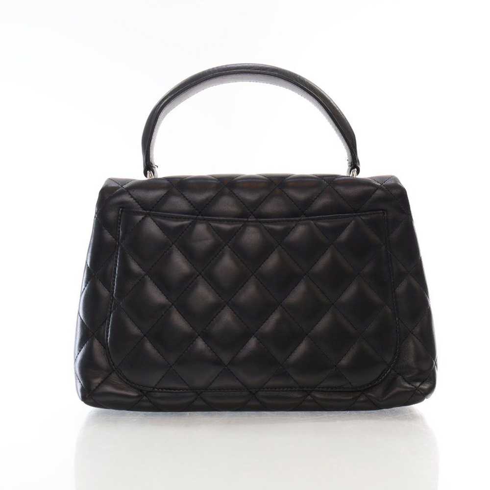 Chanel Chanel Kelly Medium Black Lambskin - image 11