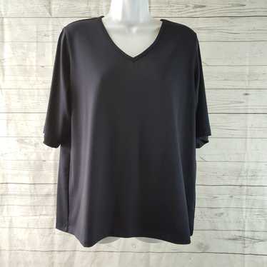 Susan Graver Susan Graver Womens Top Sz Large Soli