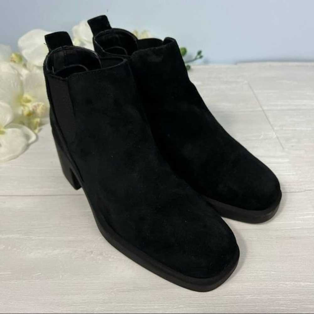 Vintage Active Air Black Suede Square Toe Ankle B… - image 8