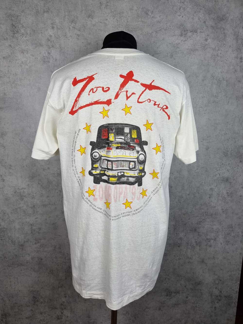 Band Tees × Rock Tees × Vintage 1993 Vintage U2 Z… - image 7