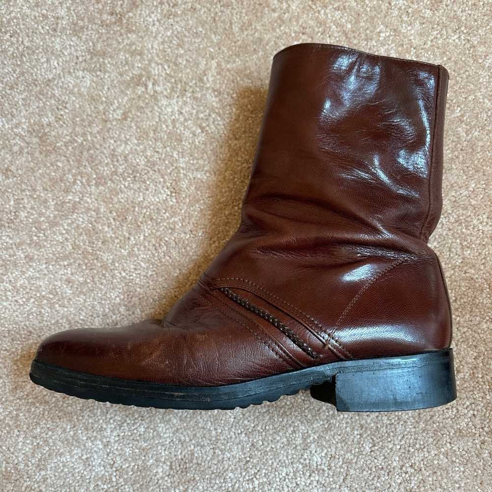 Women’s Givenchy Brown Leather Vintage Boots Size… - image 3