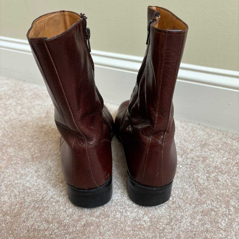 Women’s Givenchy Brown Leather Vintage Boots Size… - image 8